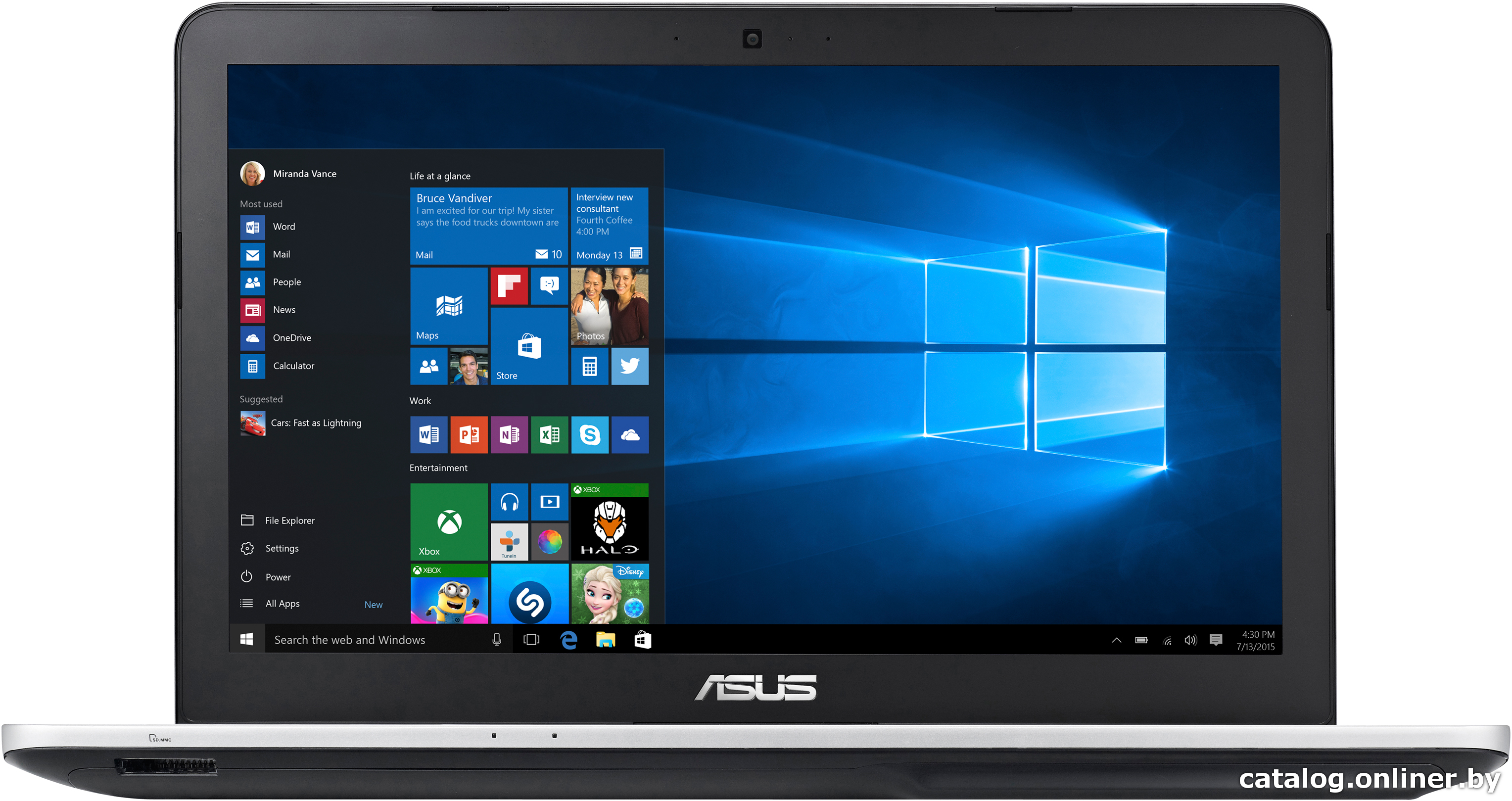 Замена жесткого диска ASUS N551VW-FY154T